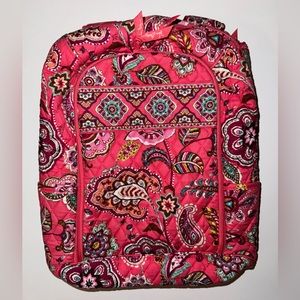 Vera Bradley Iconic Campus Tech Laptop Backpack Call me Coral Pink